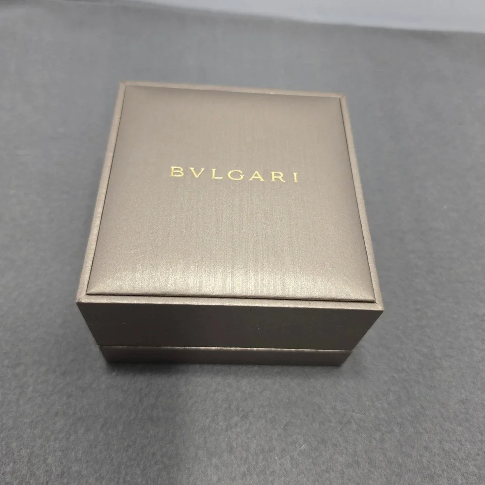 Bvlgari Champagne Gold Jewelry BoxSet Bracelet Watch Case Via Condotti 10 Roma J